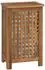 vidaXL Wäschekorb Truhe Teak massiv, natur, 35x25x60cm (42024288)