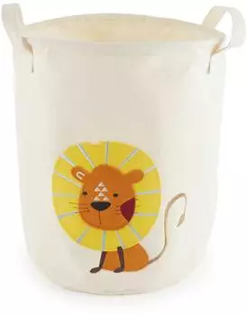 Bieco W&auml;schekorb Baby L&ouml;we, Baumwolle, wasserabweisend (04000469)