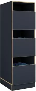 VCM Rislo CL XL W&auml;scheschrank 3 F&auml;cher & Dreht&uuml;ren, 162x50x60cm (921882)