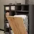 VICCO Fynn Wäscheschrank anthrazit/goldkraft Eiche 78,4x91,6cm (54355)