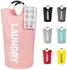 LuxusKollektion Wäschekorb faltbar, wasserdicht, rosa, 90L