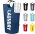 LuxusKollektion Wäschekorb 90L faltbar, wasserdicht, marineblau