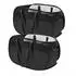 LuxusKollektion Faltbare Pop-Up-Wäschekörbe mit Griff, 65L, schwarz, 2er-Pack