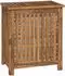 vidaXL Wäschekorb Massivholz Teak, natur, 50x35x60cm (42024289)