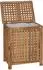 vidaXL Wäschekorb Massivholz Teak, natur, 50x35x60cm (42024289)