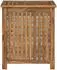 vidaXL Wäschekorb Massivholz Teak, natur, 50x35x60cm (42024289)