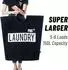 LuxusKollektion Wäschekorb 150L faltbar, wasserdicht, schwarz