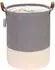 LuxusKollektion Wäschekorb faltbar Canvas, marineblau gestreift, 43L