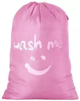 LuxusKollektion W&auml;schesack faltbar 120L, 420D Nylon, rosa