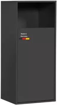 mokebo W&auml;scheschrank &bdquo;Der W&auml;scheh&uuml;ter" 1-t&uuml;rig, Holz, anthrazit (800000843787)