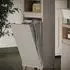 VICCO Elnor Midischrank greige, 30x105,2x30cm, mit Wäschebehälter (56623)