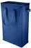 LuxusKollektion Wäschekorb schmal 45L, faltbar, Oxford-Stoff, dunkelblau (M-45L)