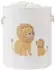 LuxusKollektion Wäschekorb Kinder, rund, faltbar, 58L, Löwen-Design