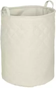 Wenko Tom Tailor W&auml;schekorb gesteppt, faltbar, 67l, beige (7419)