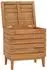 vidaXL Wäschekorb Teak Massivholz 40x30x45cm (289075)