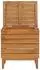 vidaXL Wäschekorb Teak Massivholz 40x30x45cm (289075)