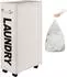 LuxusKollektion Slim Pro Wäschekorb auf Rollen, faltbar, 70l, beige (66154)