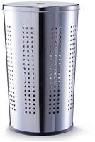 Zeller Present W&auml;schetonne H&ouml;he 58 cm, verchromtes Metall