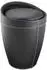 Black Lederoptik (21774100): Wenko Hocker Candy