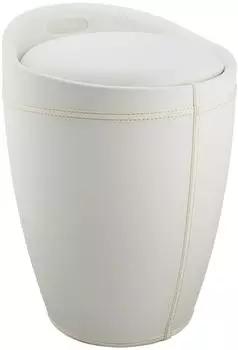 Wenko Hocker Candy White Lederoptik (21773100)