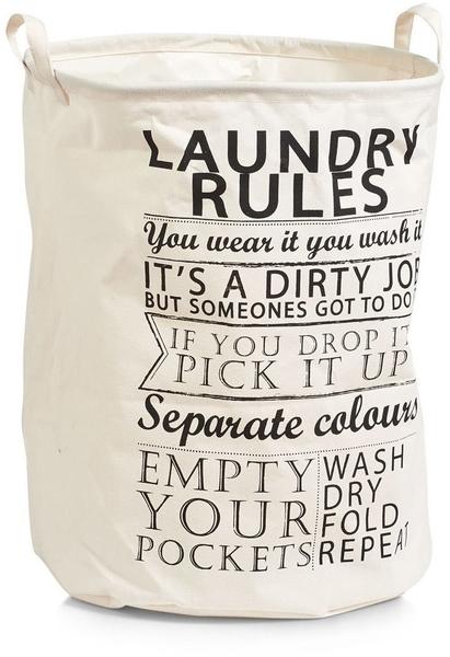 Zeller Laundry Rules Canvas (14260)