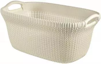 Curver KNIT Wäschekorb 40L oasis white Curver KNIT Wäschekorb 40L oasis white