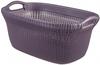 Curver KNIT Wäschekorb 40L twilight purple
