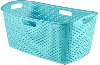 Curver MY STYLE W&auml;schekorb 47L molokai blau