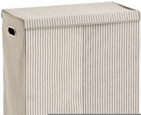 Zeller Present W&auml;schesortierer "Stripes" 2-fach, Vlies, beige