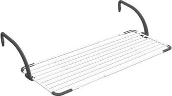 Gimi Breeze Extensible Steel And Resin Balcony Clothesline 188 x 55 x 30 cm