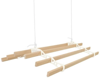 MonsterShop Clothing Airer Ceiling Pulley - Ivory - 0.9m Ivory One Size