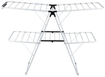 Costway Turmwäscheständer, klappbar platzsparend, höhenverstellbare Flügeln (HW67777)