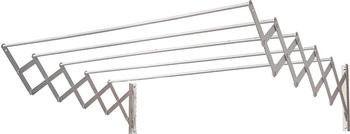 Oryx Ausziehbare Wandwäscheleine aus Aluminium, 1,20 Meter (05160325)