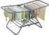Songmics klein, faltbare Standtrockner mit 2 Flügeln, Metall, 44 x 101 x 54 cm (LLRDE504G01)