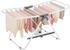 Songmics klein, faltbare Standtrockner mit 2 Flügeln, Metall, 44 x 101 x 54 cm (LLRDE504W01)