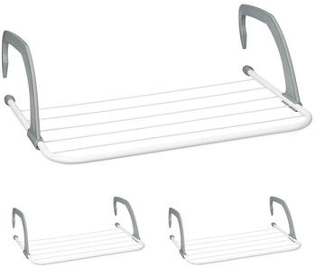 Relaxdays Heizung Balkon Wäschetrockner Heizkörper Heizungstrockner 3er Set (10049676)