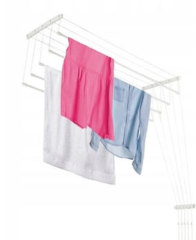 Kadax Deckenwäschetrockner, Wäschetrockner für die Decke , Weiß/110cm (K5047)