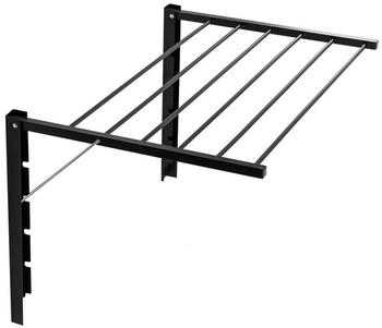 ABJ Wandwäschetrockner, Zusammenklappbar; Trockenlänge von 3,60 m bis 6,00 m, Schwarz, 60 cm (B09MDF2VJQ)