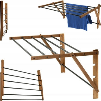 Kadax Faltbarer Trockner, Ausziehbarer Standtrockner, Ziehharmonika- (53x85cm Wand) (K9648)