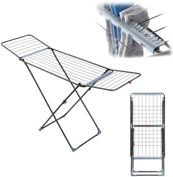 Kadax stehend, stabil, 18 m, für Kleidung, faltbar, für Wäsche, groß (K10302)