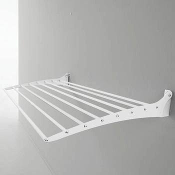 Foxydry Fold Foldable wall-mounted clothesline made of Aluminium and Steel 80x50x57 cm