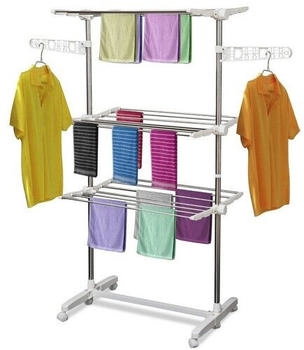HomCom silberfarben, BxHxL: 142 x 152 x 55 cm silberfarben