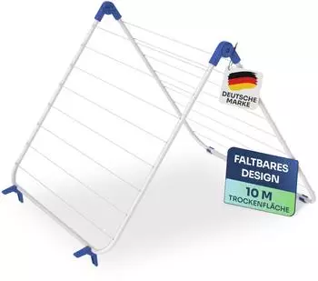 Gardissimo Tumby Badewannen-W&auml;schest&auml;nder Metall/Kunststoff wei&szlig;-blau 10m