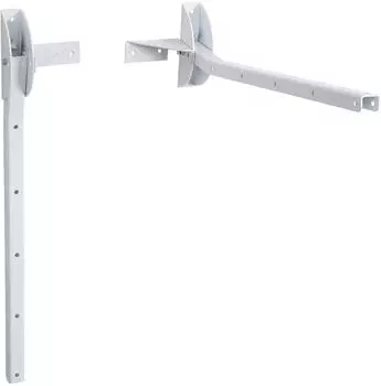 Sauvic Wand-Wäscheständer klappbar, weiß, 54cm (89420)