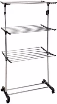 AquaPur W&auml;schest&auml;nder Turmtrockner klappbar, 3 Ebenen, 80x57x165cm