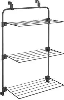Metaltex Gale Türwäscheständer 11m schwarz (406062005)
