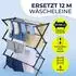 EASYmaxx Teleskop-Wäscheständer 1200 klappbar, 12m Trockenlänge, 108cm (19403)