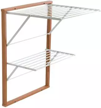 ARIT Kevin Wandwäscheständer, Holz, klappbar, 11m (Kevin)