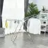 HomCom klappbar silber/weiß (L148 x B60,5 x H98 cm)