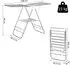 HomCom klappbar silber/weiß (L148 x B60,5 x H98 cm)